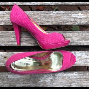 Style&co Pink Heels from DSW. Worn twice